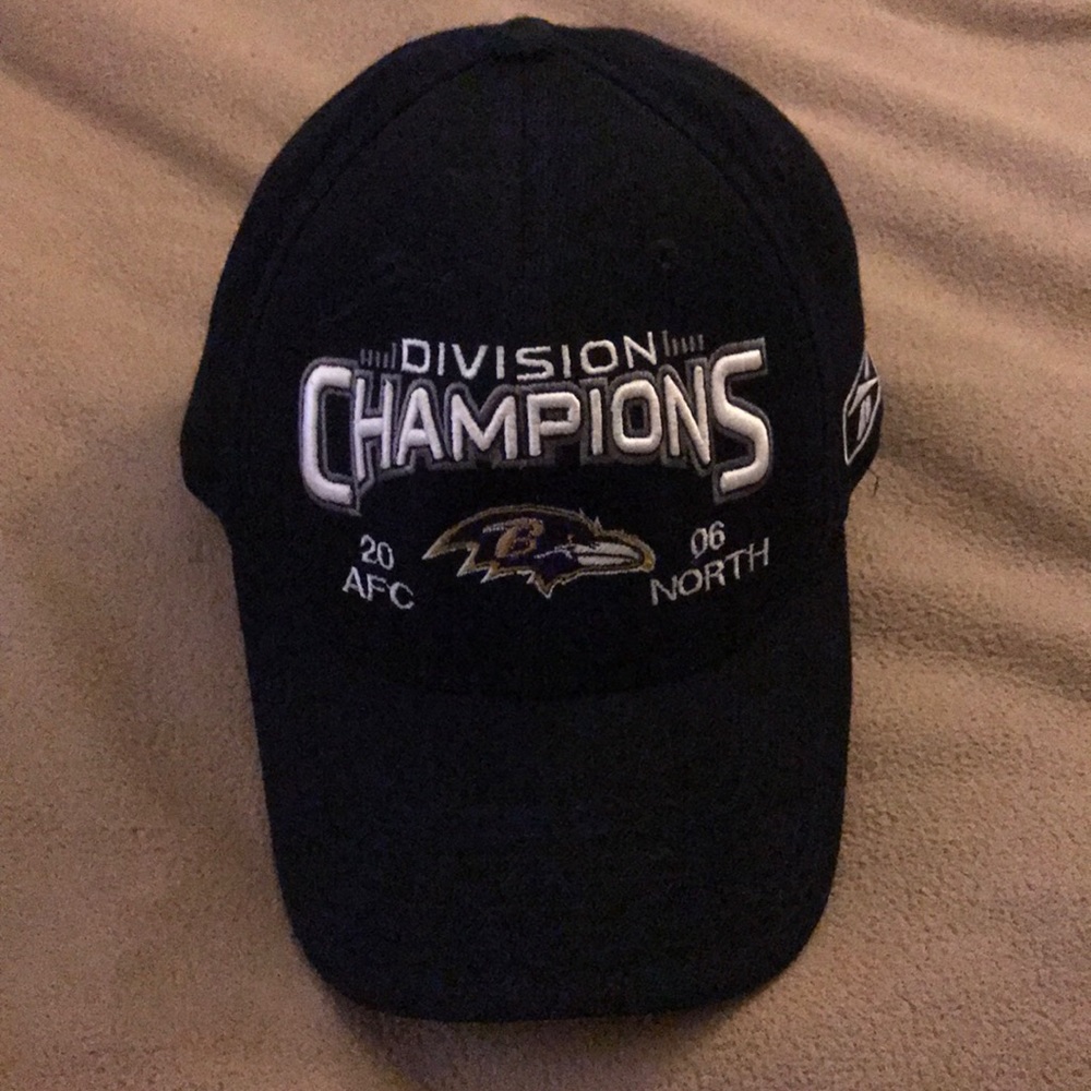 Vintage Ravens Reebok Strapback AFC Champions